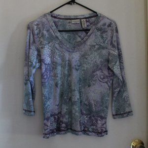 Covington Long Sleeve Blue Shirt